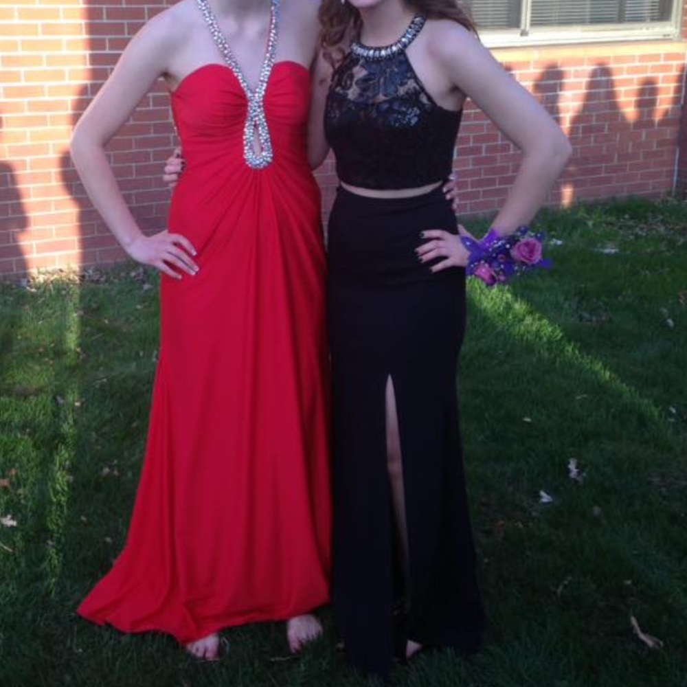 Two-Piece Prom Dress